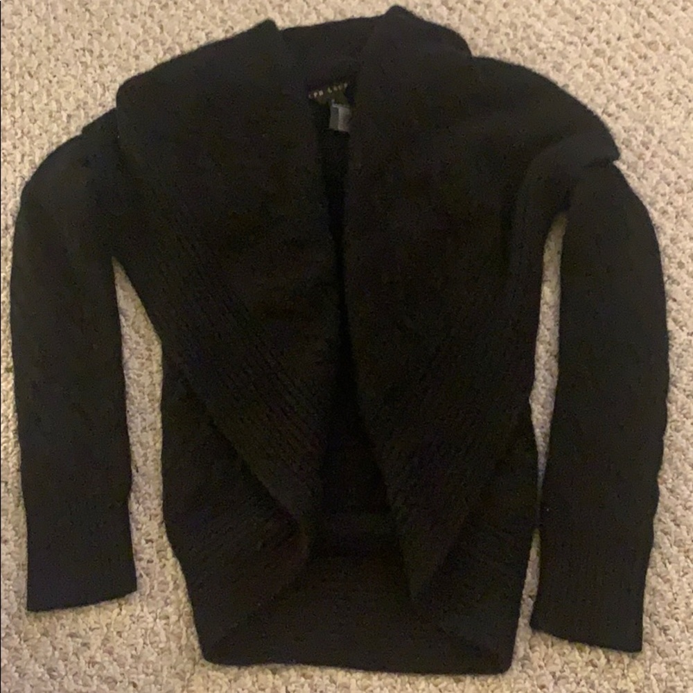 Ralph Lauren cashmere open sweater M